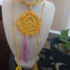 Boho handmade necklace